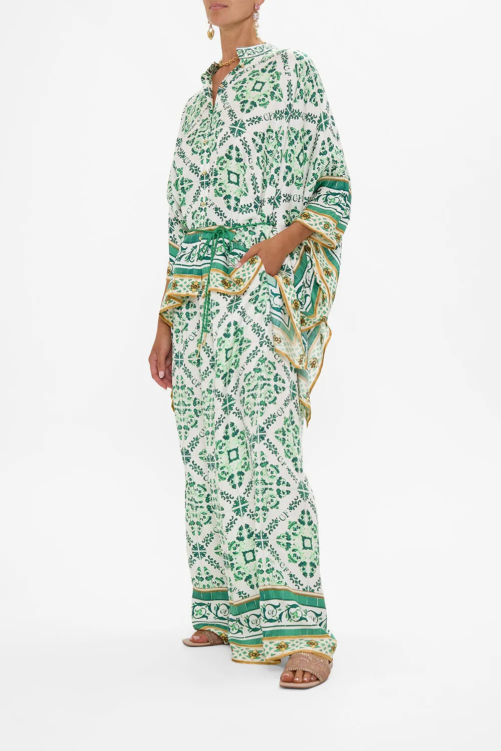 BUTTON THROUGH SCARF BLOUSE CORRIDOR OF CALM sold by Camilla product image thumbnail 4