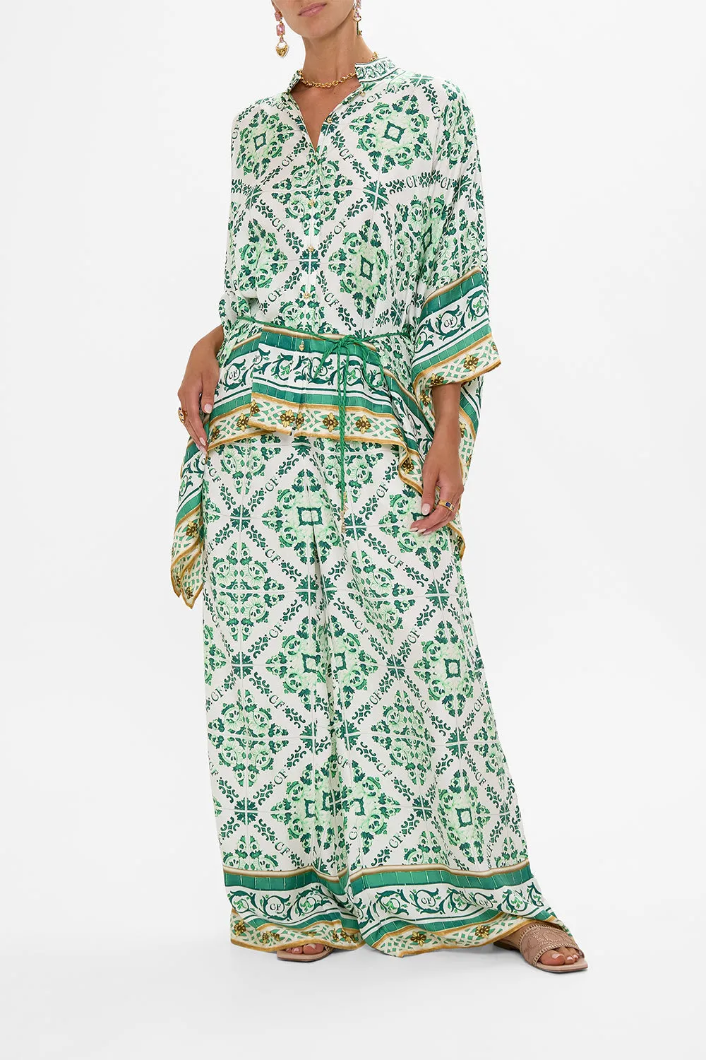 BUTTON THROUGH SCARF BLOUSE CORRIDOR OF CALM sold by Camilla