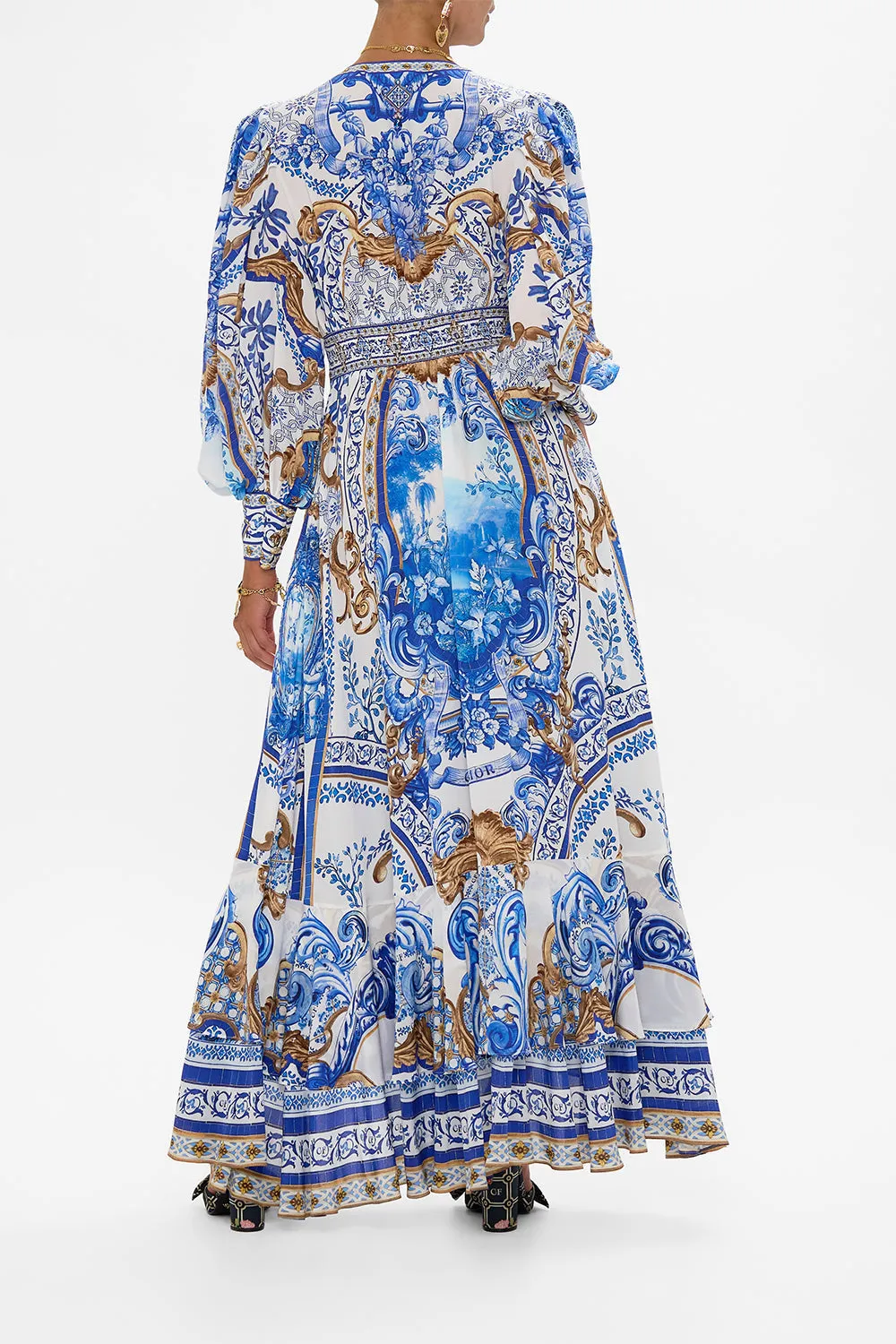 LONG BUTTON FRONT DRESS AZUL ADVENTURES sold by Camilla product image thumbnail 2