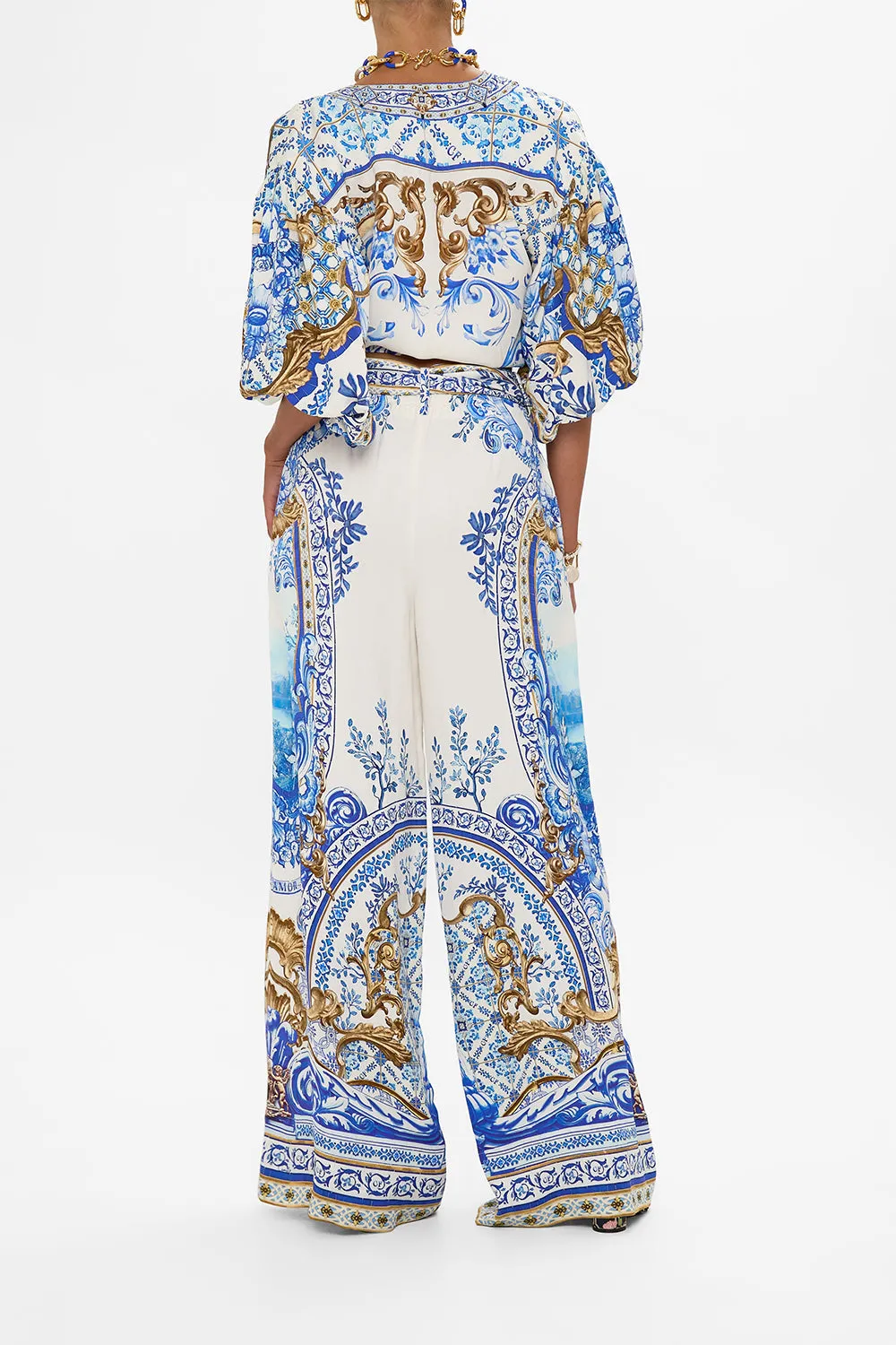 SCARF BELT WIDE LEG PANT AZUL ADVENTURES sold by Camilla product image thumbnail 2