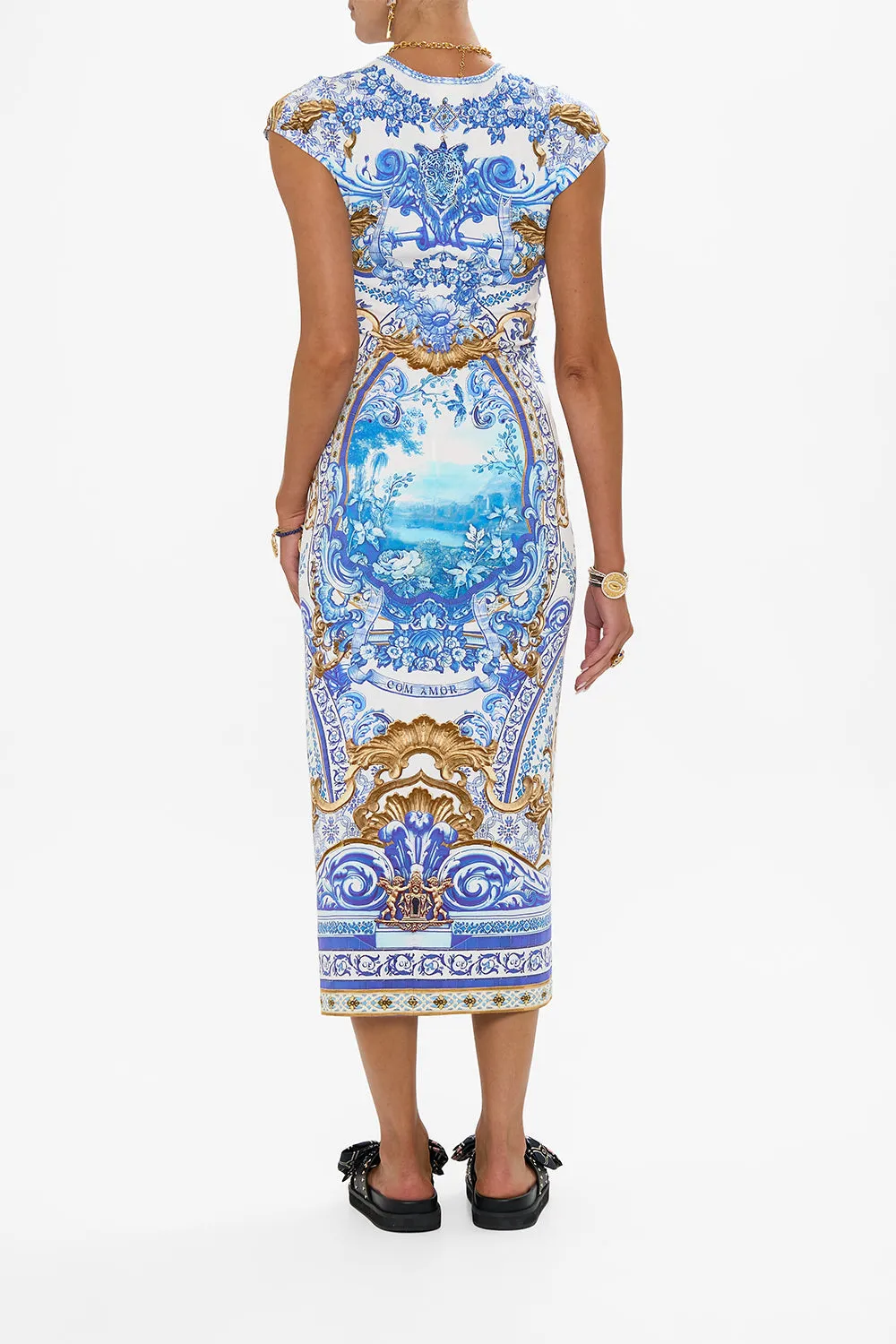 JERSEY TANK DRESS WITH CAP SLEEVES AZUL ADVENTURES sold by Camilla product image thumbnail 2