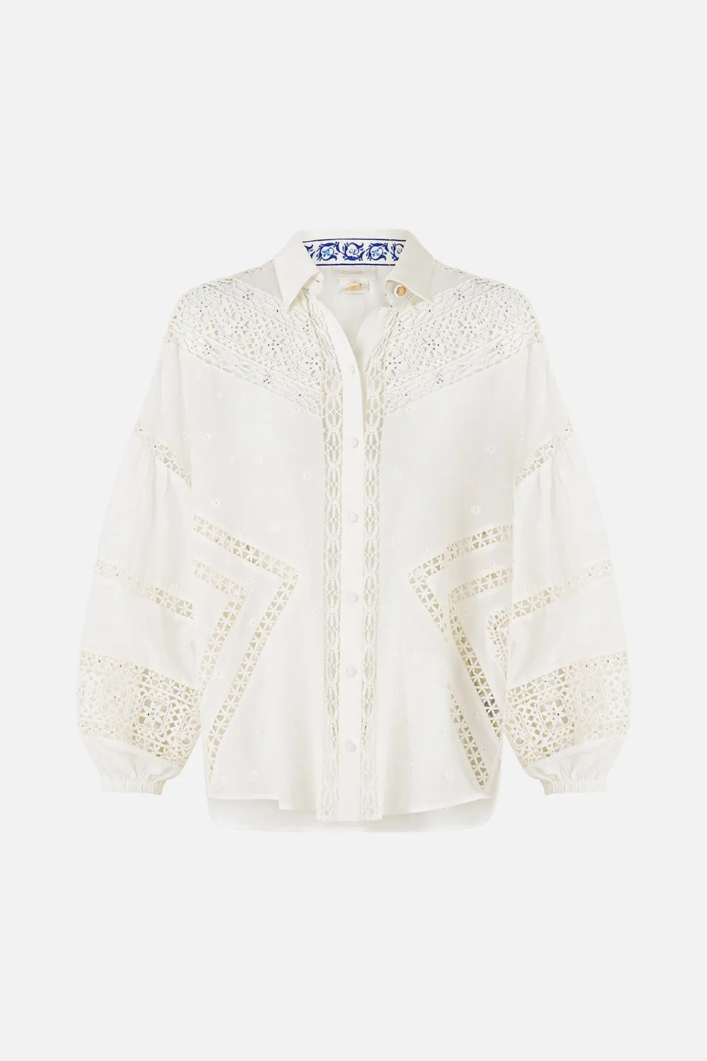 BALLOON SLEEVE SHIRT BLOUSE AZUL ADVENTURES sold by Camilla product image thumbnail 3