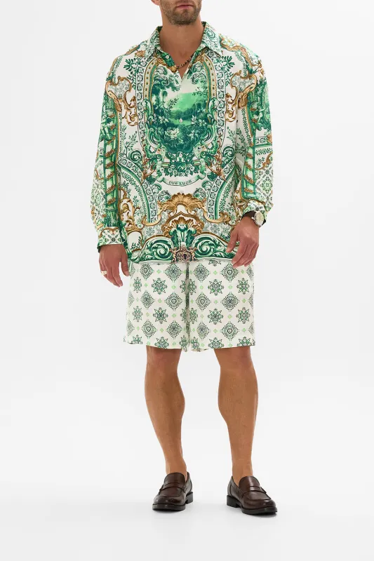 FIXED WAIST MID LENGTH WALK SHORT CORRIDOR OF CALM sold by Camilla