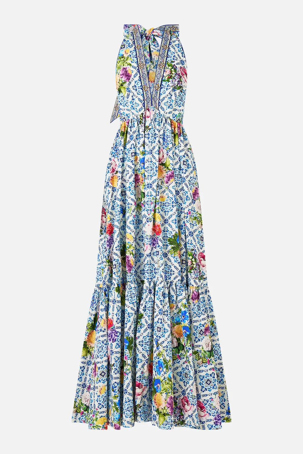 RUFFLE HEM HALTER DRESS WALL TO WALL WONDERS sold by Camilla product image thumbnail 3