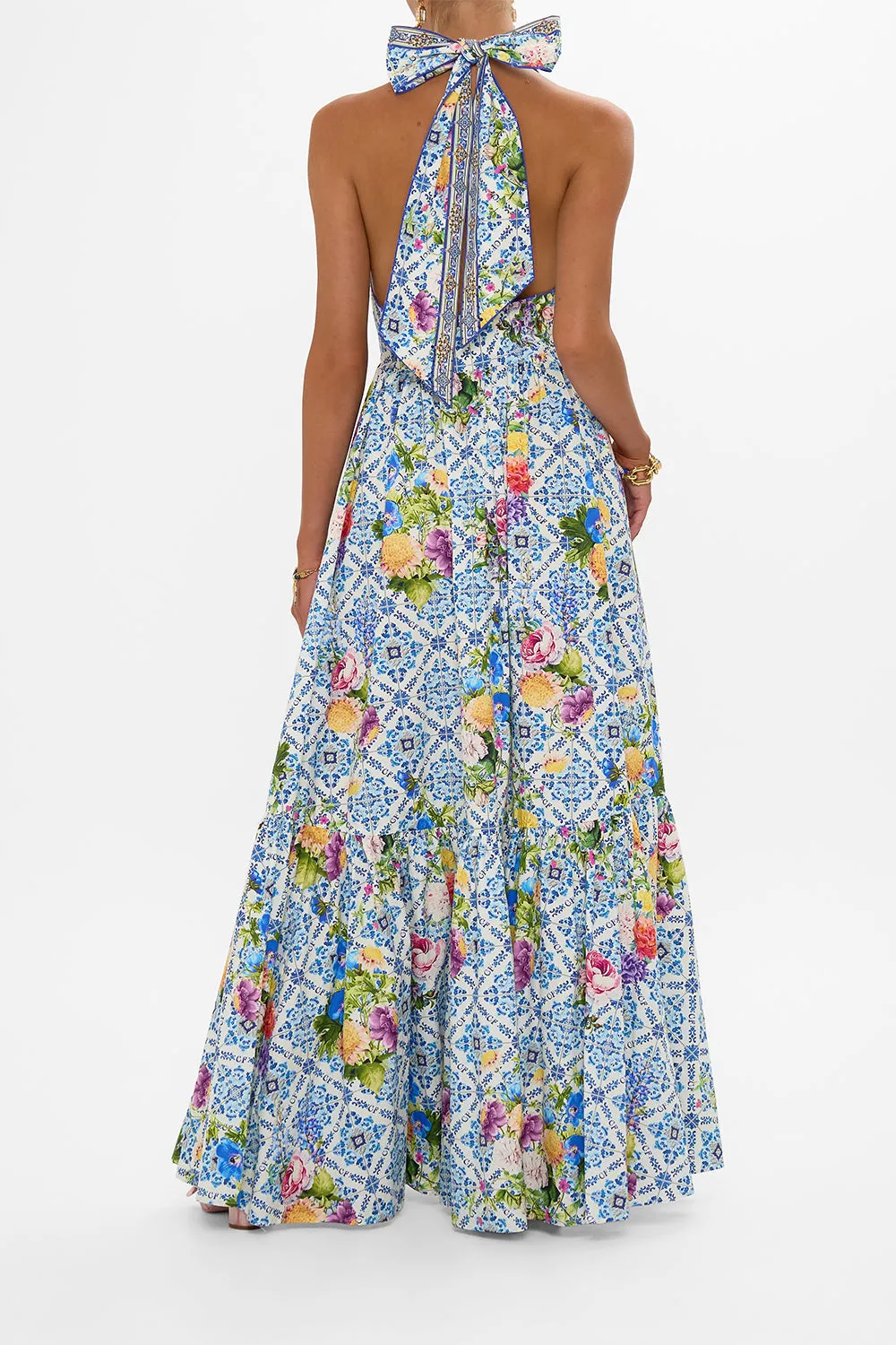 RUFFLE HEM HALTER DRESS WALL TO WALL WONDERS sold by Camilla product image thumbnail 2