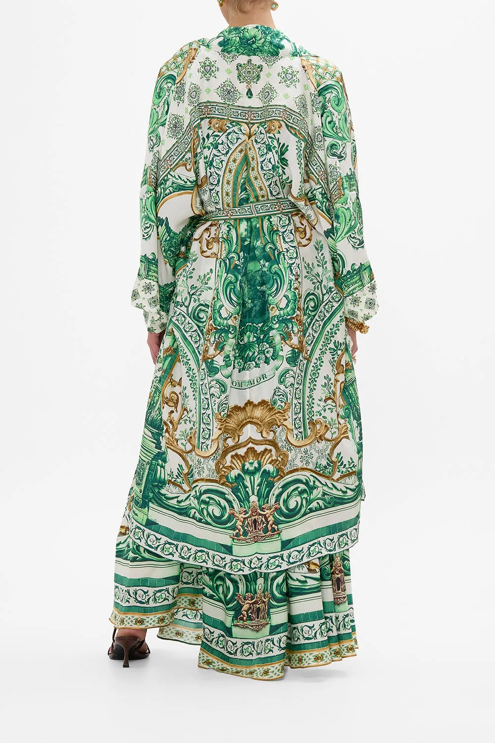 OVERSIZED LAYER WITH TIE SLEEVE CORRIDOR OF CALM sold by Camilla product image thumbnail 2