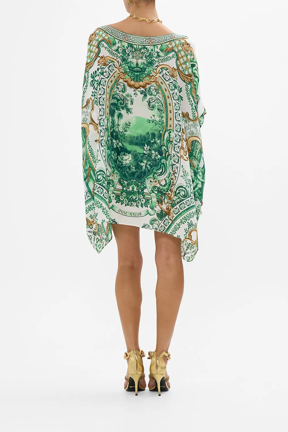 SHORT ROUND NECK KAFTAN CORRIDOR OF CALM sold by Camilla product image thumbnail 2