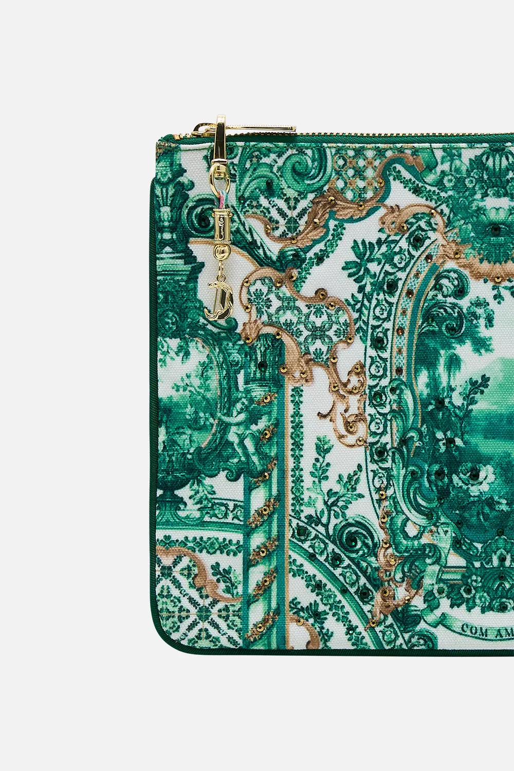 SMALL CANVAS CLUTCH CORRIDOR OF CALM sold by Camilla product image thumbnail 2