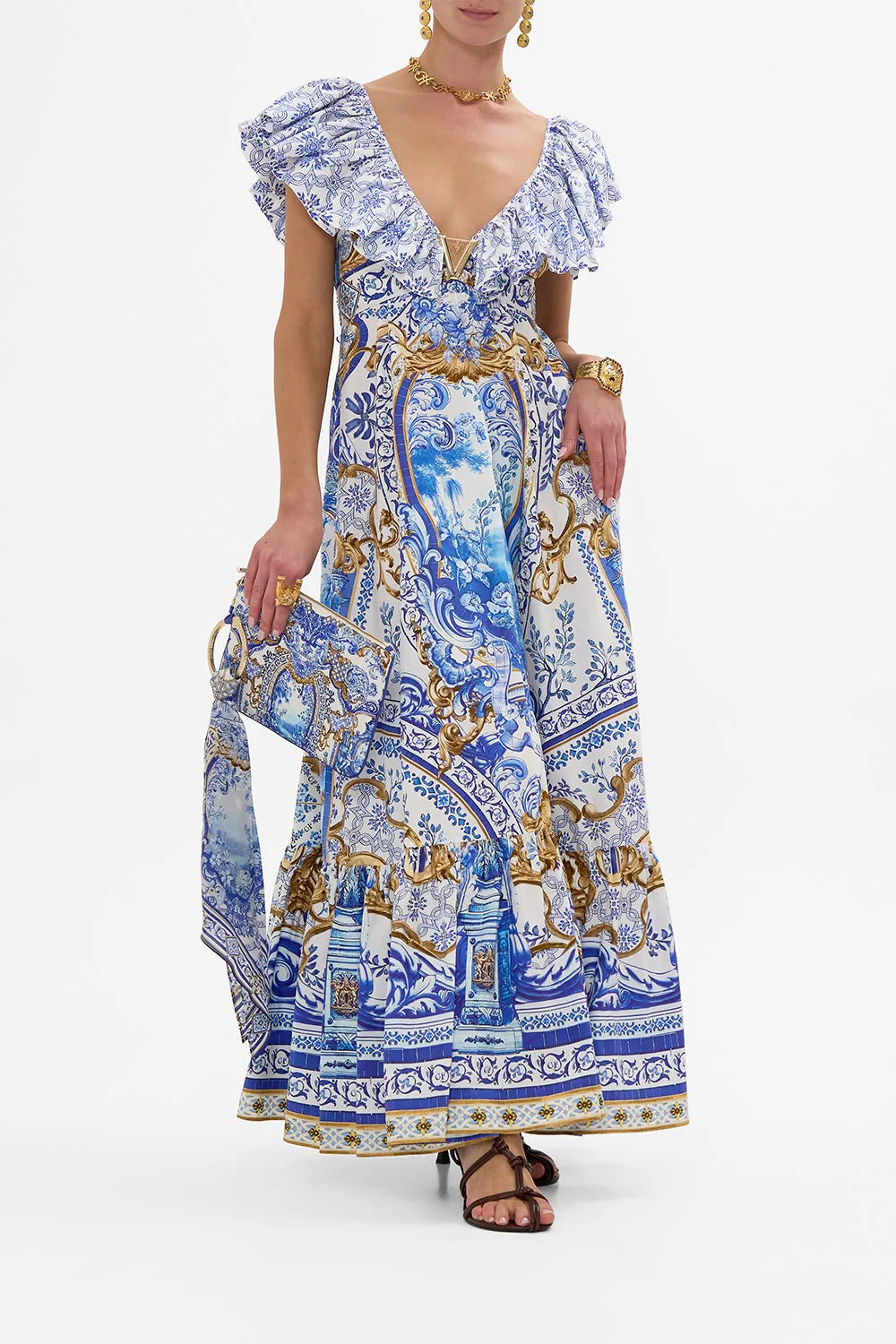 RING SCARF CLUTCH AZUL ADVENTURES sold by Camilla product image thumbnail 3