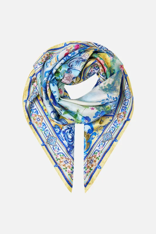 SILK SQUARE SCARF WALL TO WALL WONDERS sold by Camilla