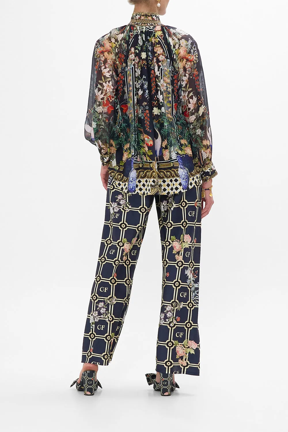 BIAS CUT DRAWSTRING PANT PALACIO POETRY sold by Camilla product image thumbnail 2