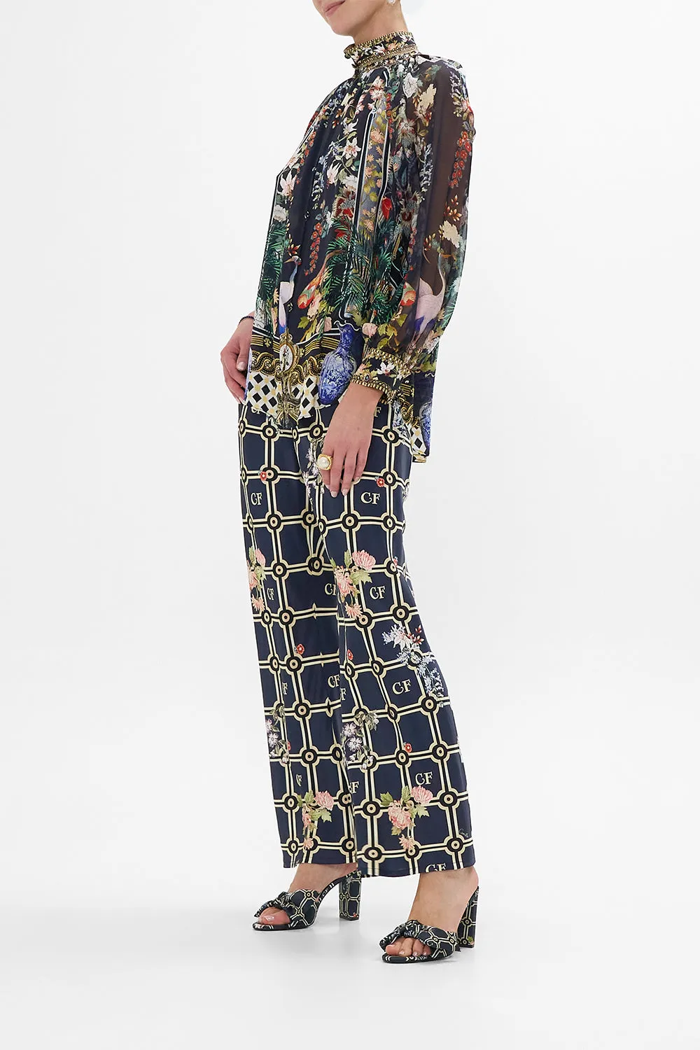 BIAS CUT DRAWSTRING PANT PALACIO POETRY sold by Camilla product image thumbnail 4