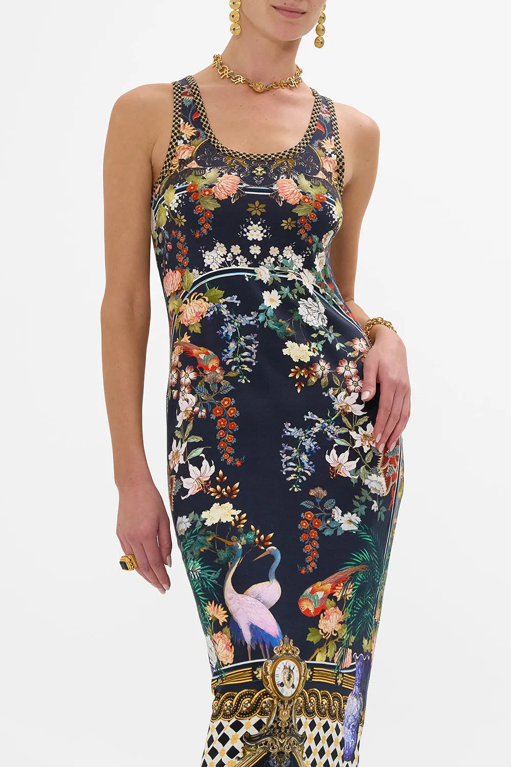 JERSEY SCOOP NECK TANK DRESS PALACIO POETRY sold by Camilla product image thumbnail 5