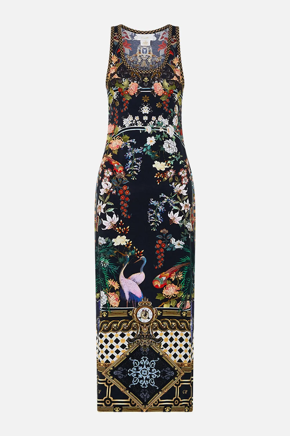 JERSEY SCOOP NECK TANK DRESS PALACIO POETRY sold by Camilla product image thumbnail 3