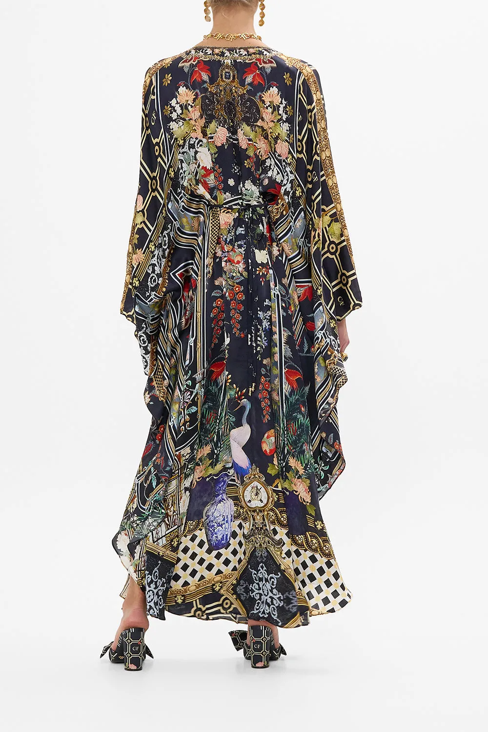 LONG KAFTAN WITH WAIST DETAIL PALACIO POETRY sold by Camilla product image thumbnail 2