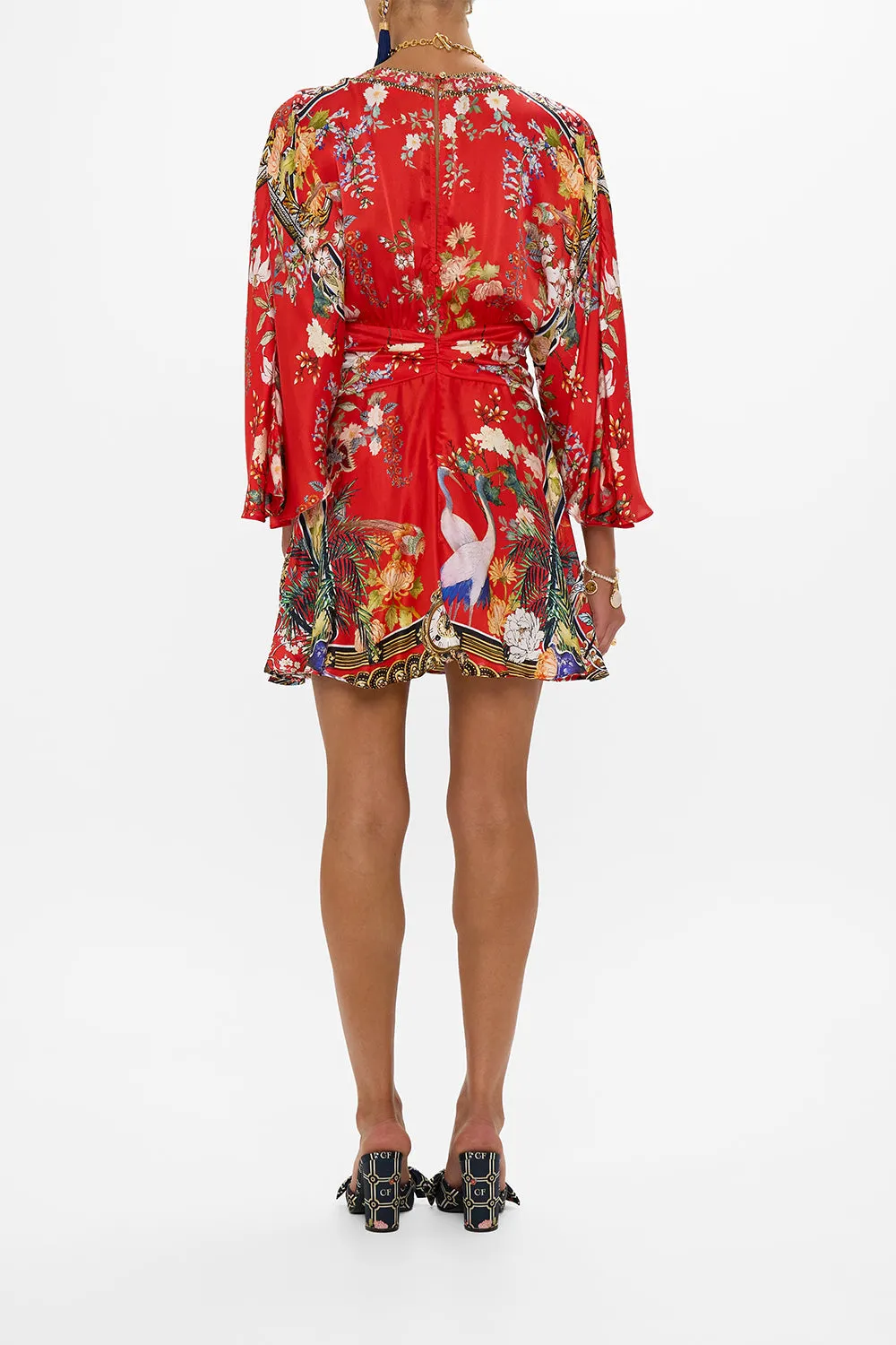 KIMONO SLEEVE MINI DRESS LISBOA LUXE sold by Camilla product image thumbnail 2