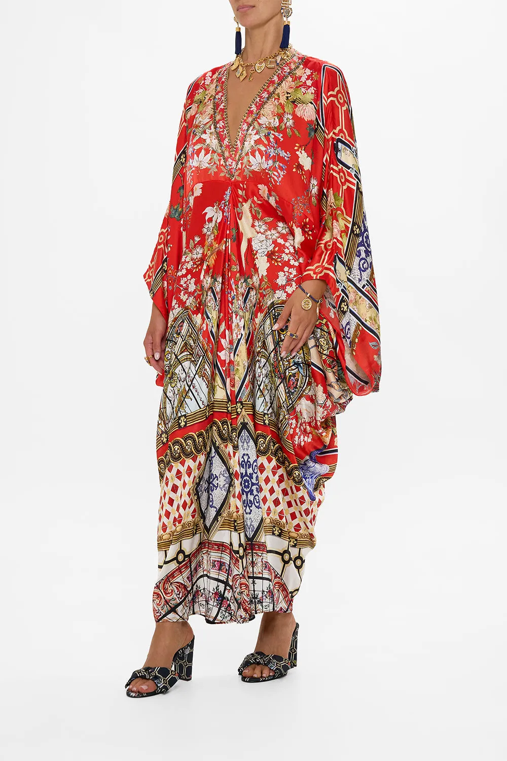 T SHAPE LONG KAFTAN LISBOA LUXE sold by Camilla product image thumbnail 4