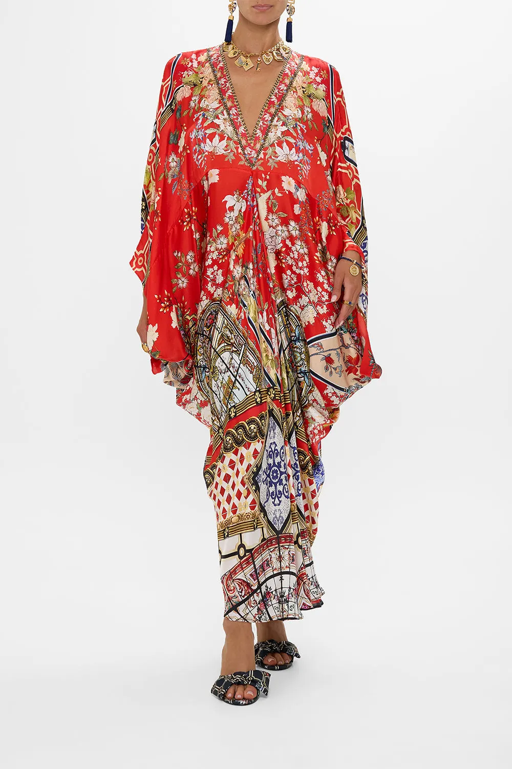 T SHAPE LONG KAFTAN LISBOA LUXE sold by Camilla