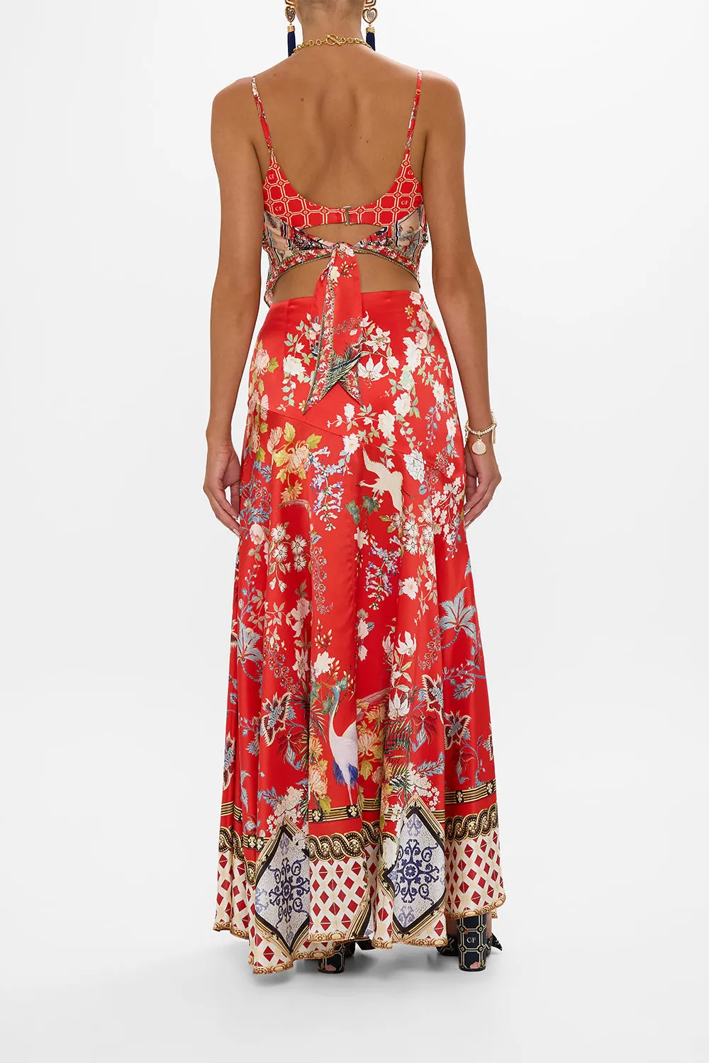 FLARED SKIRT WITH SPLIT LISBOA LUXE sold by Camilla product image thumbnail 2