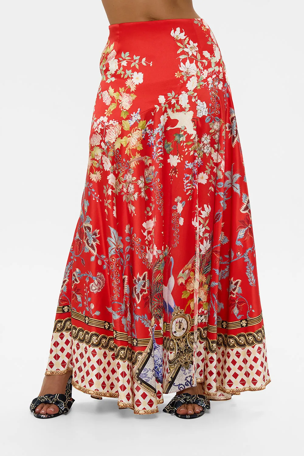 FLARED SKIRT WITH SPLIT LISBOA LUXE sold by Camilla product image thumbnail 5