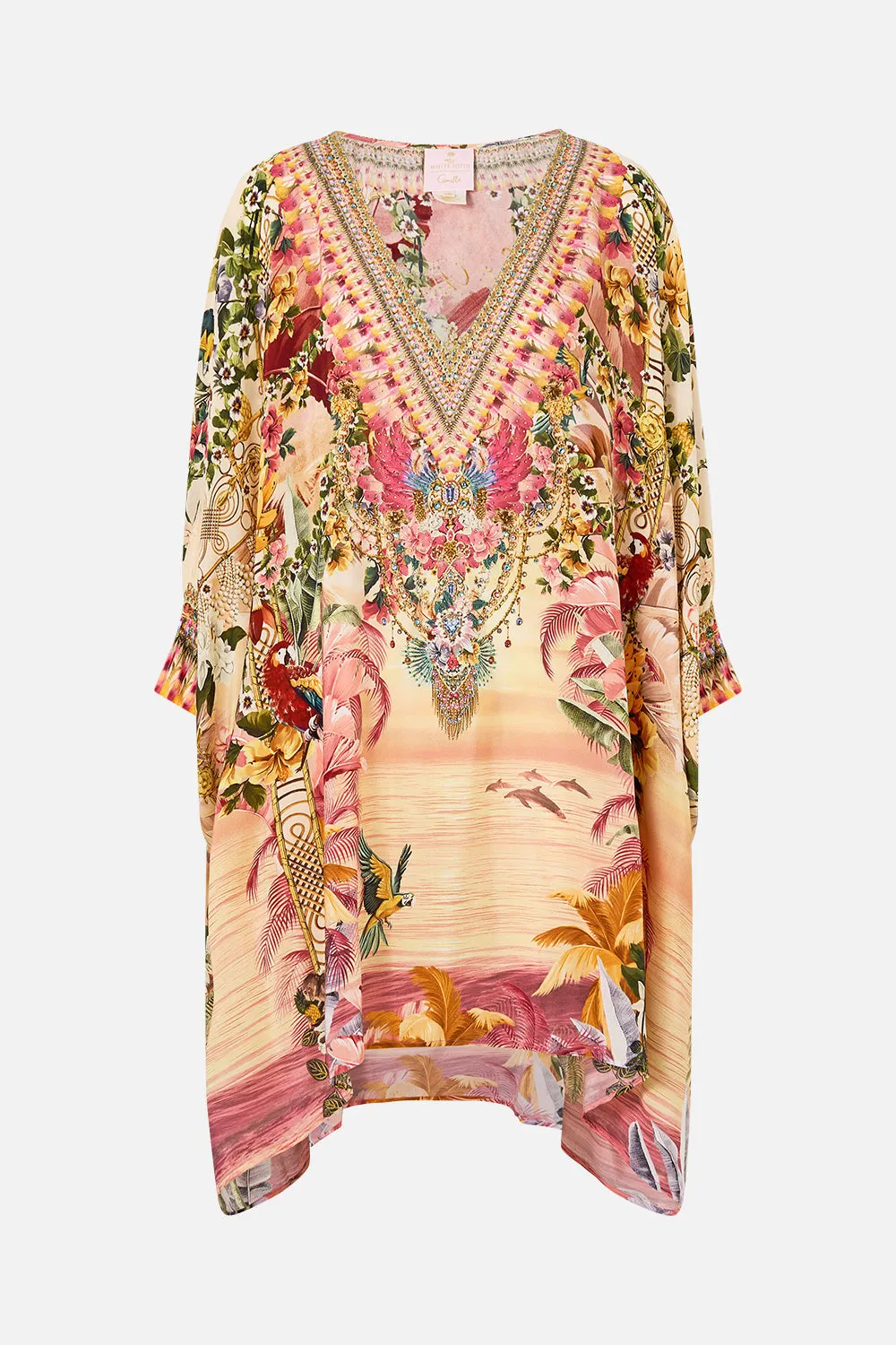 SHORT KAFTAN WITH CUFF WELCOME TO THE WHITE LOTUS sold by Camilla product image thumbnail 3