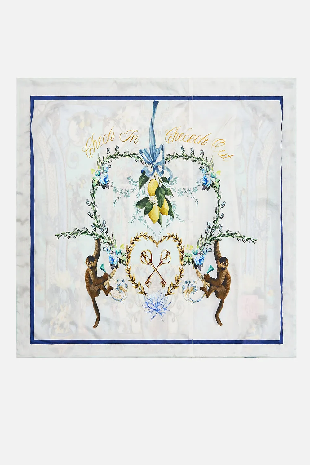 EYE MASK WITH TASSELS AND PILLOW CASE VENUS ON A VESPA sold by Camilla product image thumbnail 5