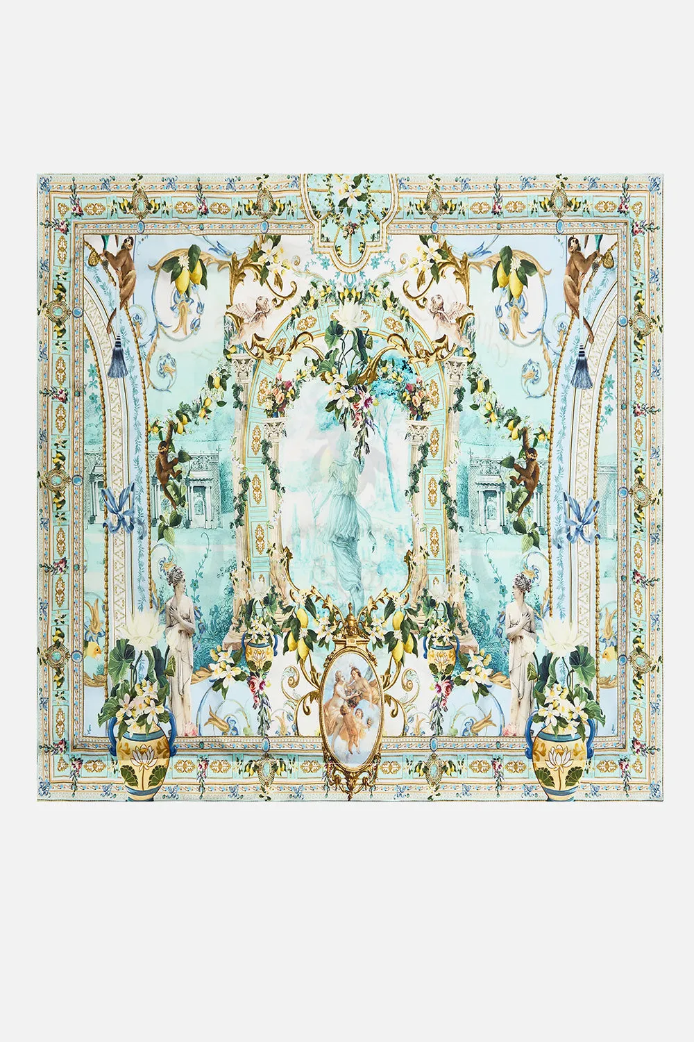 EYE MASK WITH TASSELS AND PILLOW CASE VENUS ON A VESPA sold by Camilla product image thumbnail 2