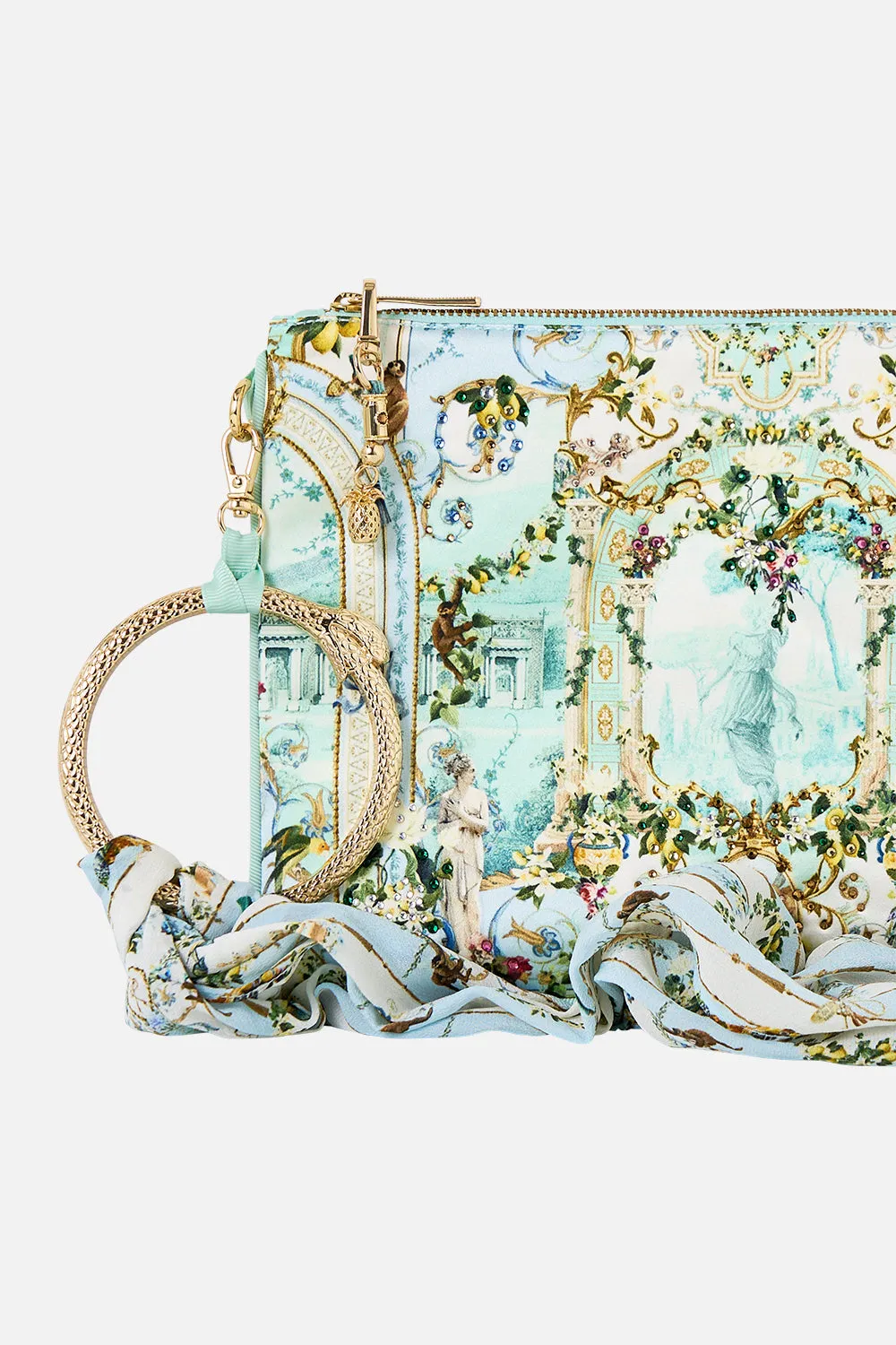 RING SCARF CLUTCH VENUS ON A VESPA sold by Camilla product image thumbnail 2