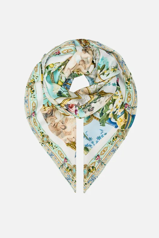 LARGE SQUARE SCARF VENUS ON A VESPA sold by Camilla