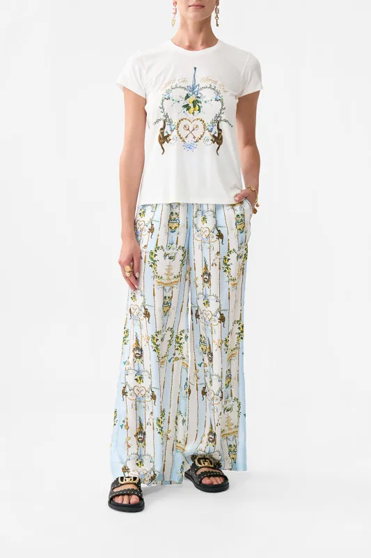 SLIM FIT ROUND NECK T-SHIRT VENUS ON A VESPA sold by Camilla