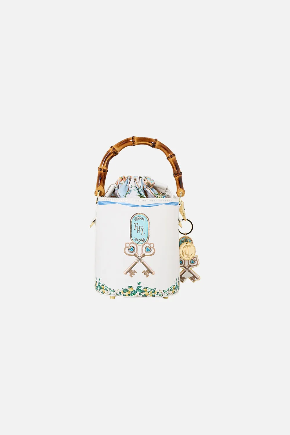 DRAWSTRING BUCKET BAG VENUS ON A VESPA sold by Camilla product image thumbnail 3