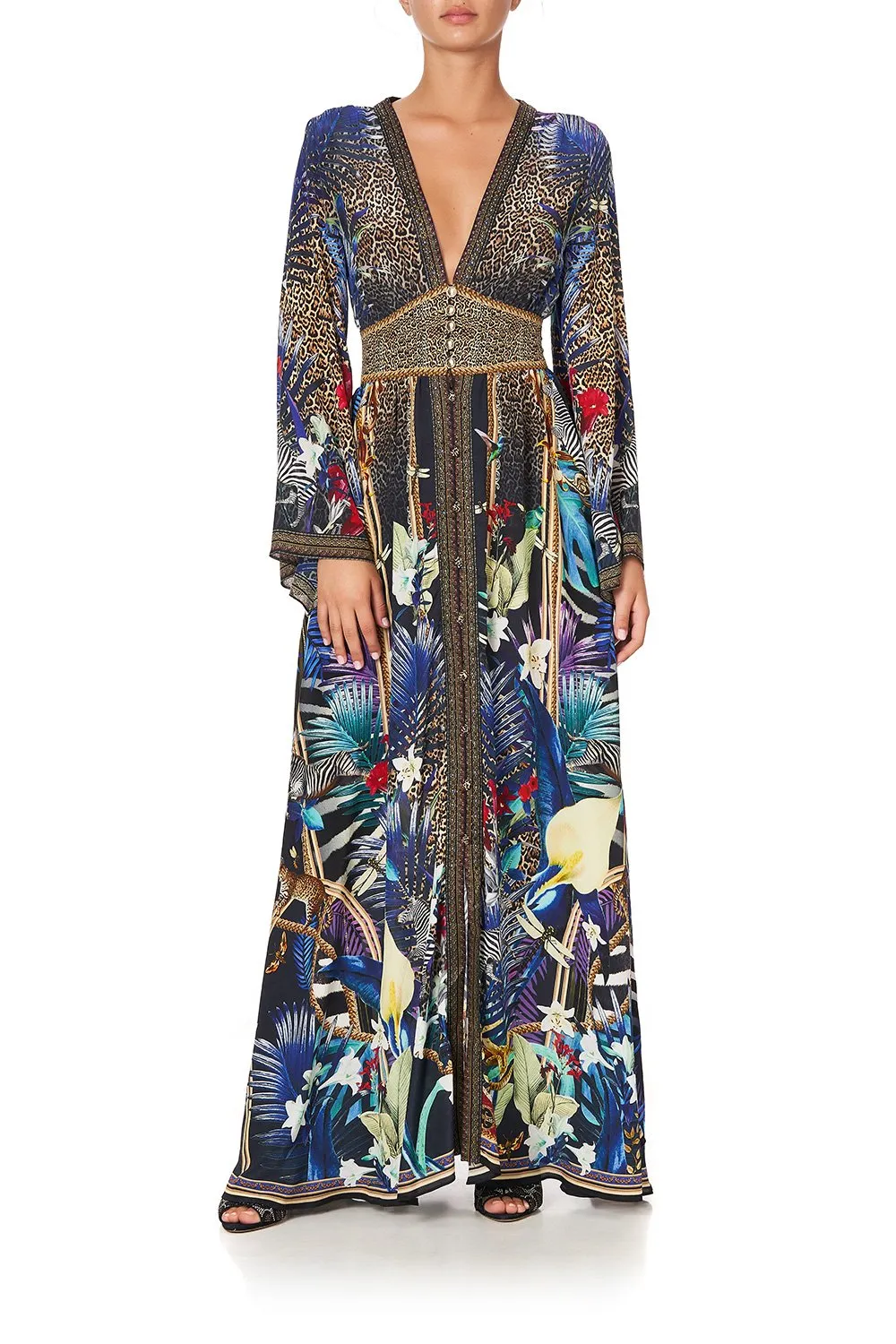 KIMONO SLEEVE DRESS WITH SHIRRING DETAIL RAINBOW ROOM sold by Camilla product image thumbnail 4