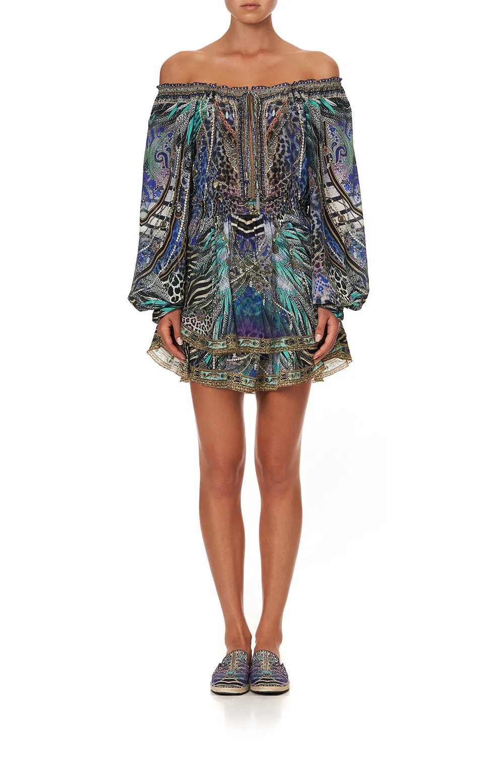 TIERED MINI DRESS ANIMAL ARMY sold by Camilla product image thumbnail 4