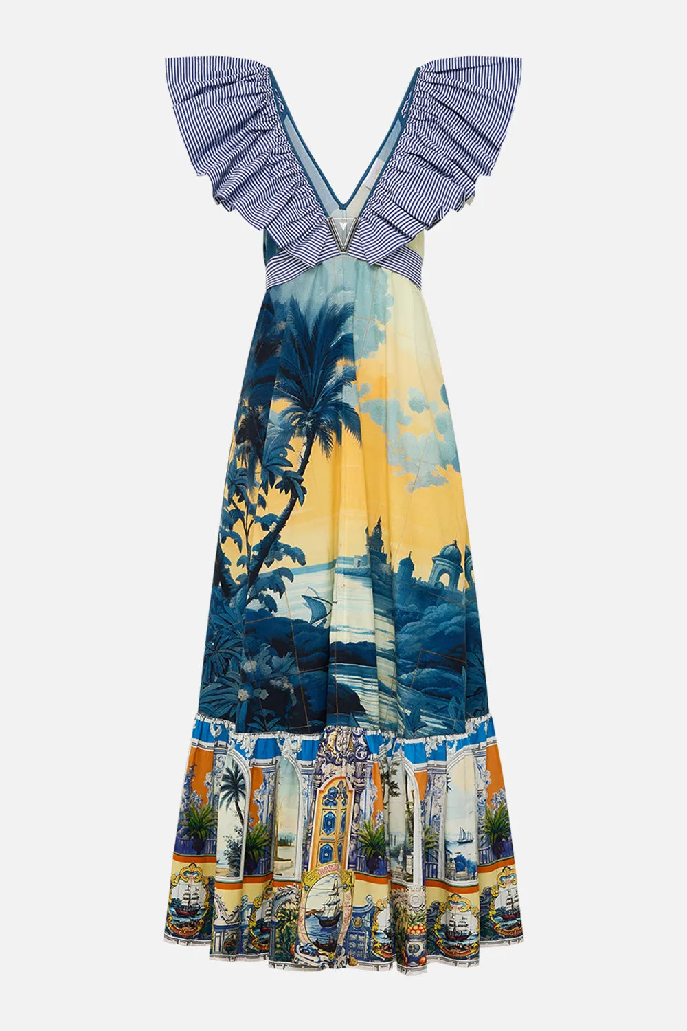 FRILL NECK DRESS WITH HARDWARE SONG OF SAINT ANTHONY sold by Camilla product image thumbnail 3