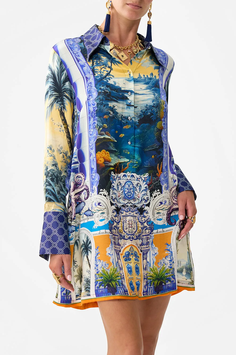 MINI SHIRT DRESS SONG OF SAINT ANTHONY sold by Camilla product image thumbnail 5