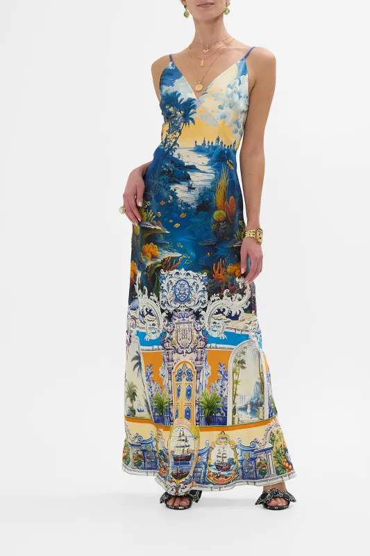 V NECK FULL LENGTH BIAS SLIP DRESS SONG OF SAINT ANTHONY sold by Camilla