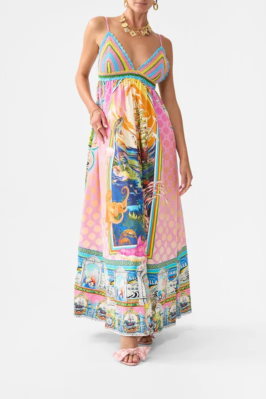 BRALETTE DETAIL DRESS SALTY SPLENDOUR sold by Camilla