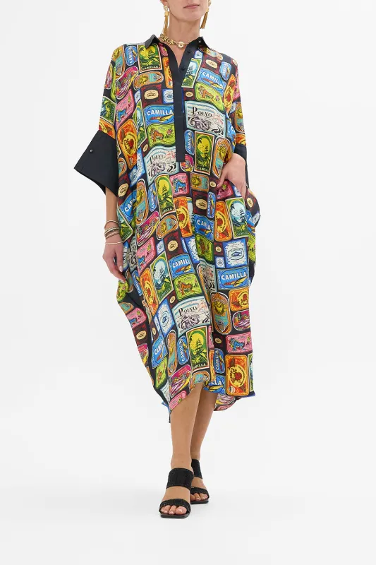 BATWING KAFTAN SAL DO MAR made by Camilla