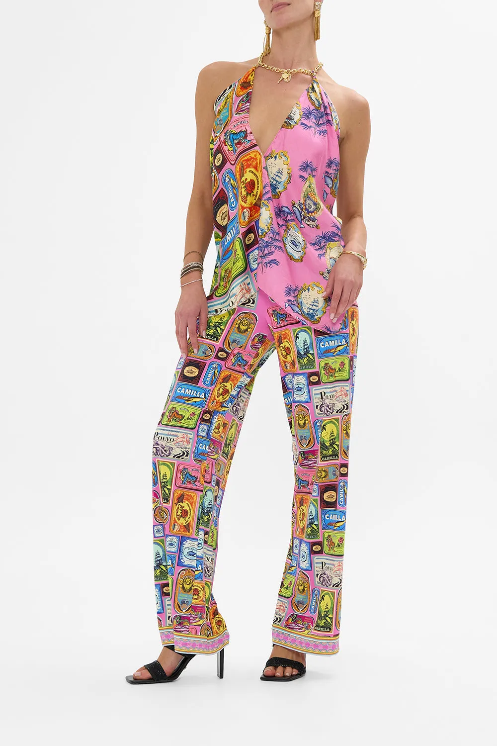 KNOTTED SCARF TOP SALTY SPLENDOUR sold by Camilla product image thumbnail 4