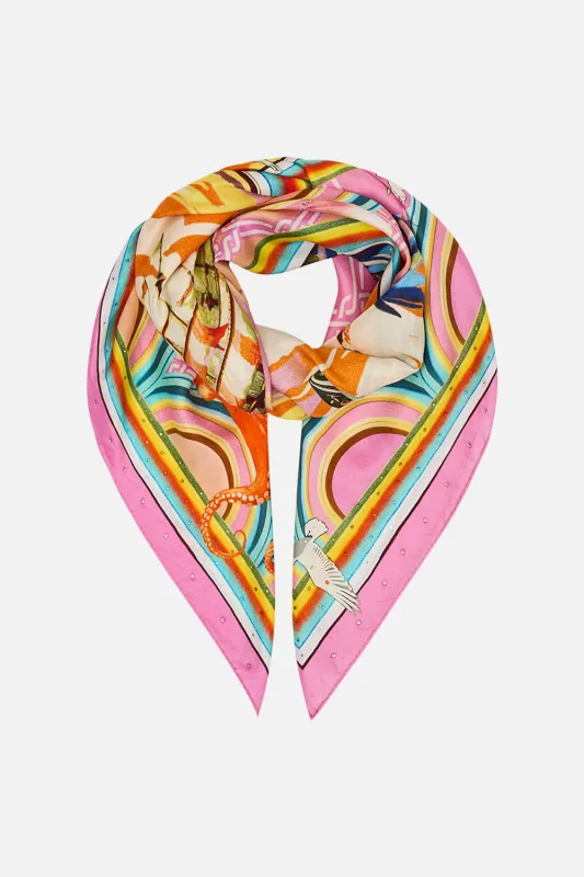 LARGE SQUARE SCARF SALTY SPLENDOUR sold by Camilla