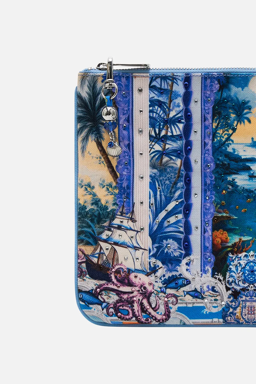 SMALL CANVAS CLUTCH SONG OF SAINT ANTHONY sold by Camilla product image thumbnail 2