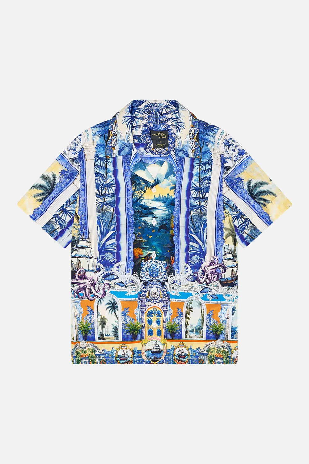 BOYS SHORT SLEEVE SHIRT 4-10 SONG OF SAINT ANTHONY sold by Camilla