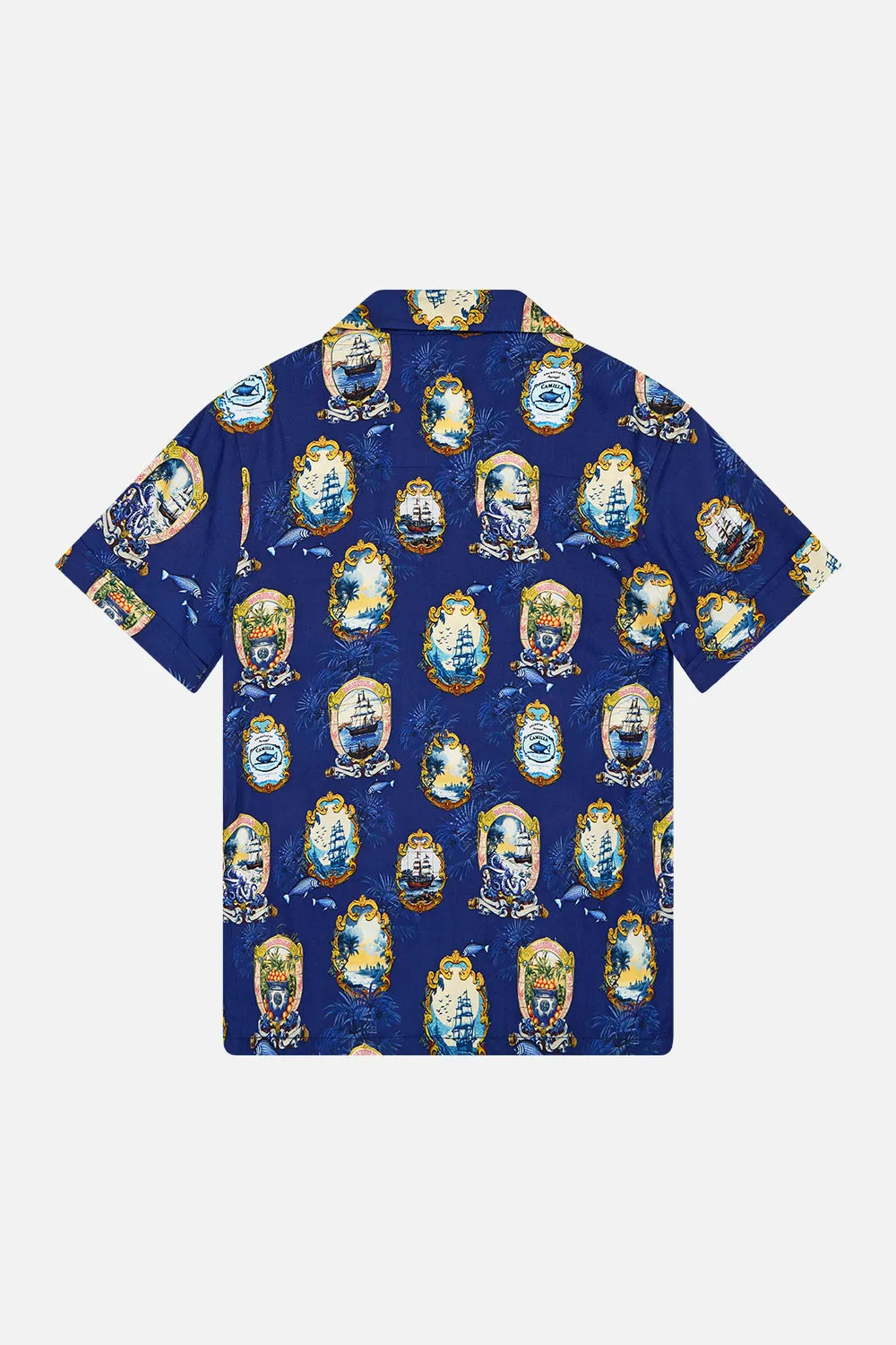 BOYS SHORT SLEEVE SHIRT 4-10 SALTY SPLENDOUR sold by Camilla product image thumbnail 2