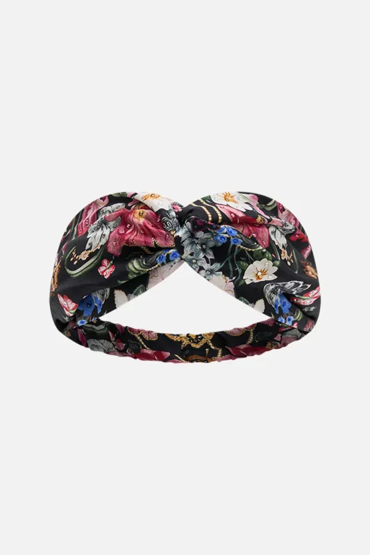 WOVEN TWIST HEADBAND MIDNIGHT IN MONSERRATE sold by Camilla