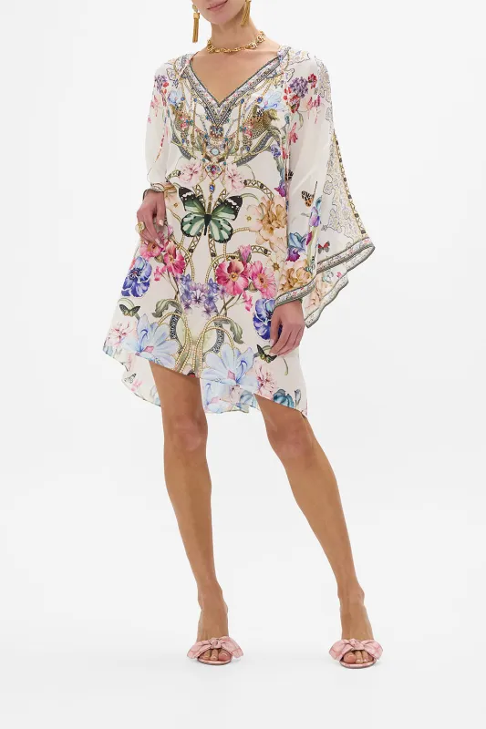 V NECK SHORT KAFTAN WITH TIES MONSERRATE MAGIC sold by Camilla