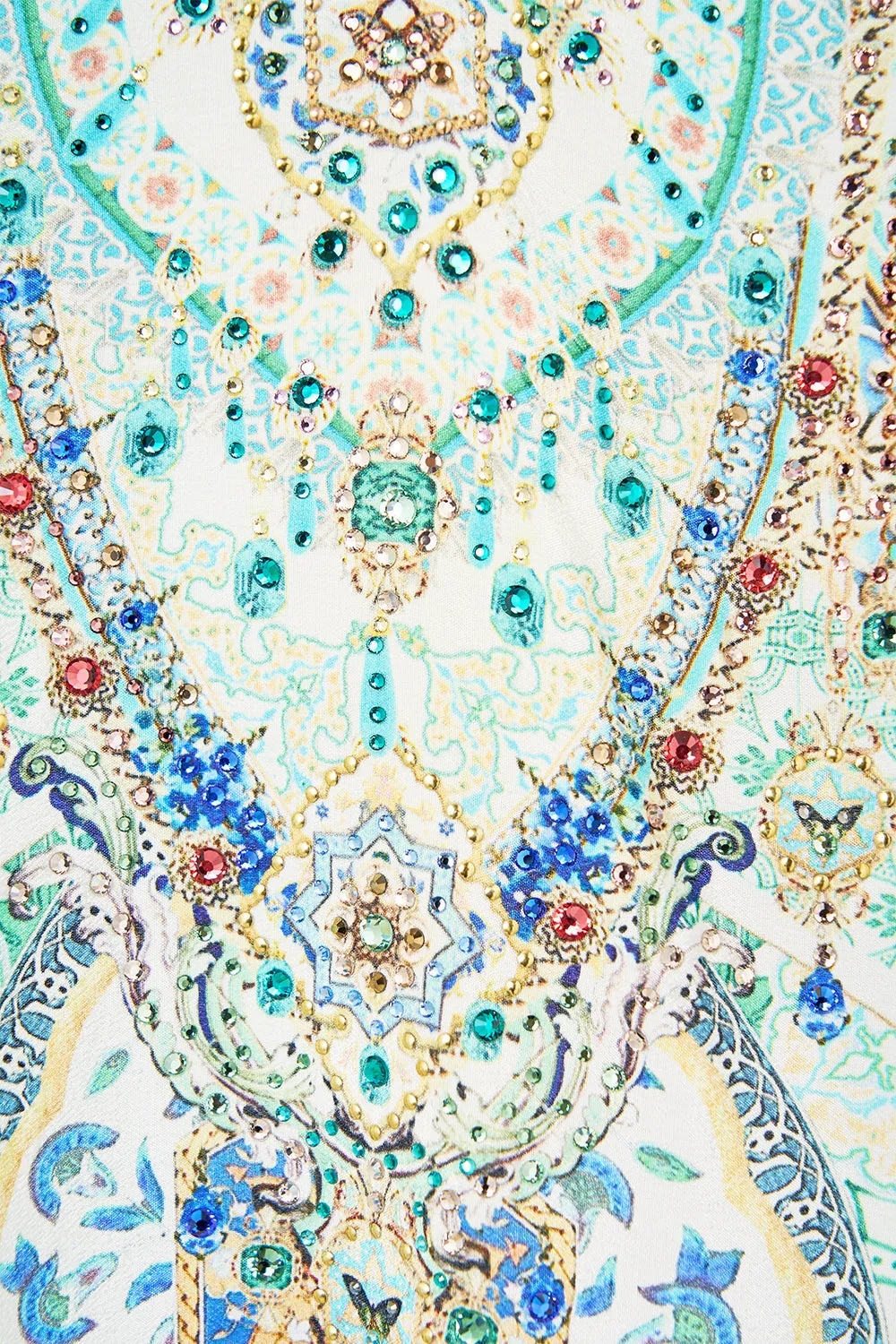 SHORT KAFTAN WITH CUFF SUNRISE IN SINTRA sold by Camilla product image thumbnail 3