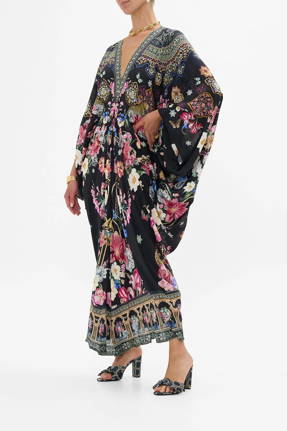 T SHAPE LONG KAFTAN MIDNIGHT IN MONSERRATE sold by Camilla product image thumbnail 4