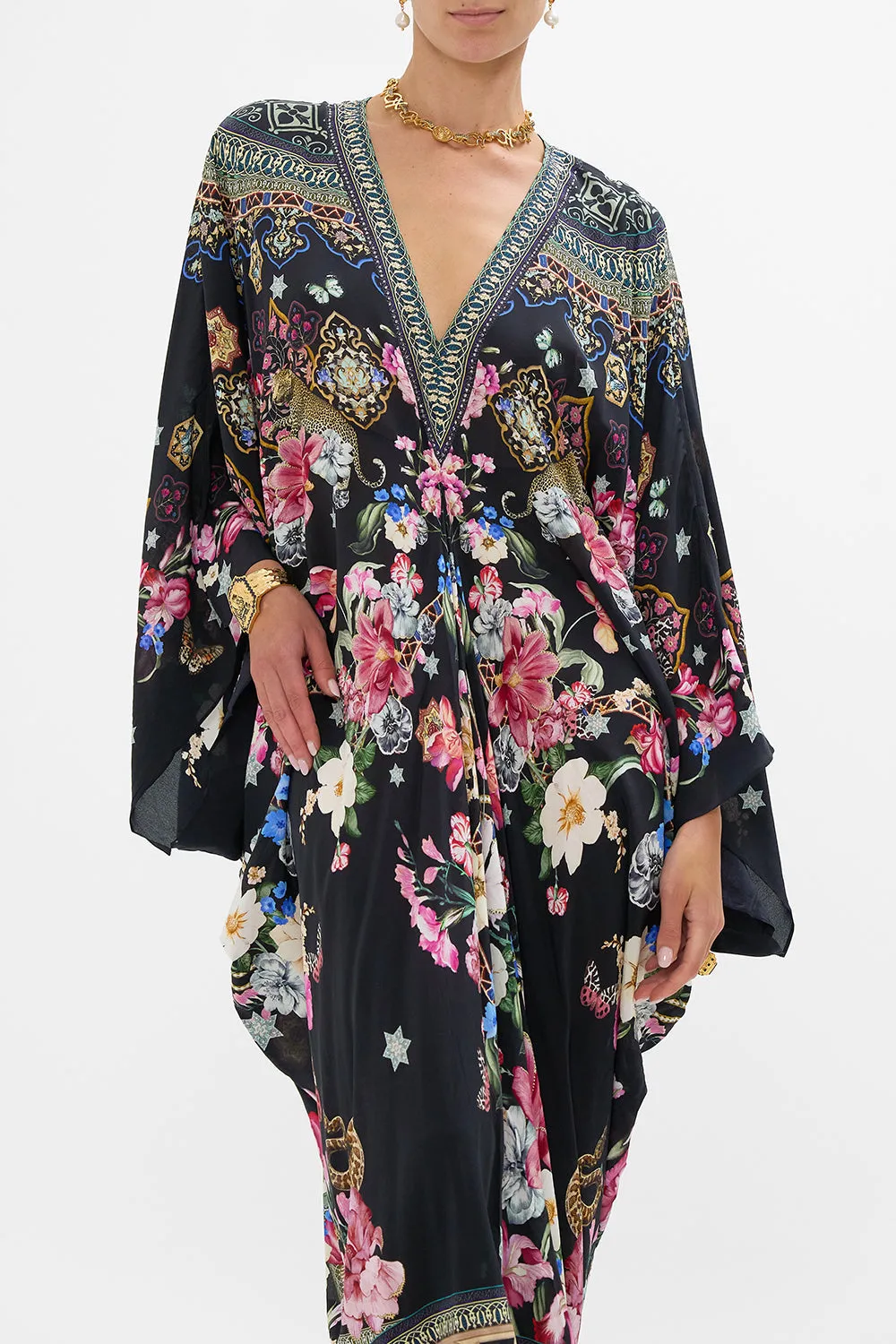 T SHAPE LONG KAFTAN MIDNIGHT IN MONSERRATE sold by Camilla product image thumbnail 5