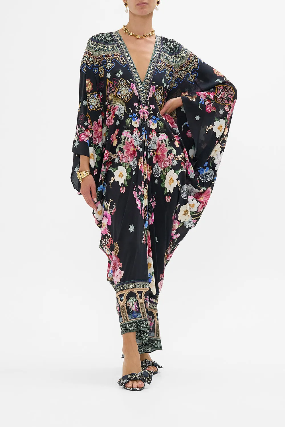 T SHAPE LONG KAFTAN MIDNIGHT IN MONSERRATE sold by Camilla