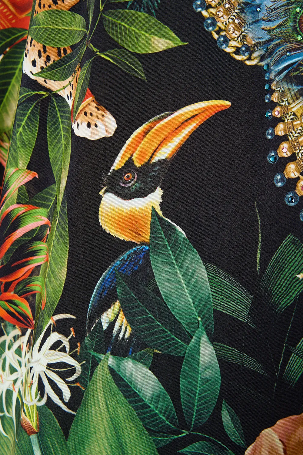 SHORT KAFTAN WITH TRIM READY FOR MY WELCOME DRINK sold by Camilla product image thumbnail 3